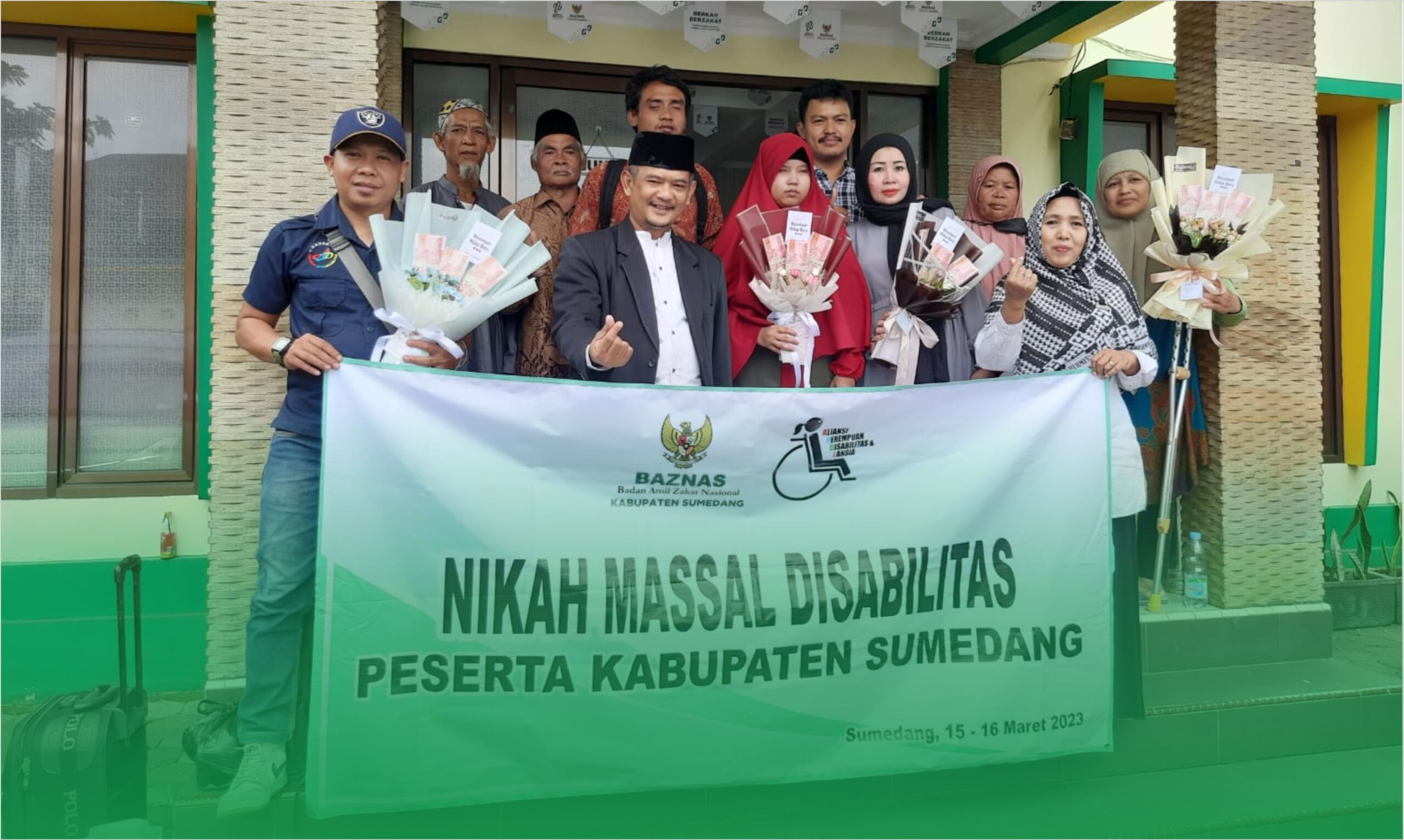 Baznas Sumedang Bantu Pasangan Disabilitas Nikah Massal - BAZNAS ...